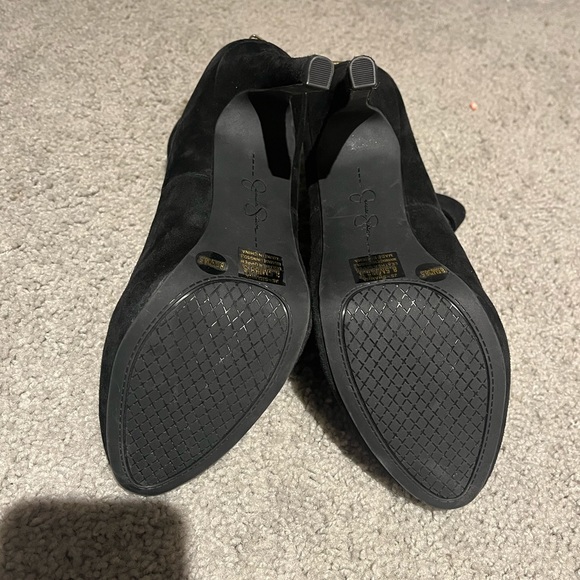 Jessica Simpson black lace booties. Size 8.5. Never worn - Picture 2 of 2